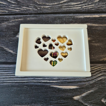 Geschenkbox mit Schiebedeckel für Gutscheinkarten oder Schokoriegel  -  12,0 x 10,0 x 3,0cm