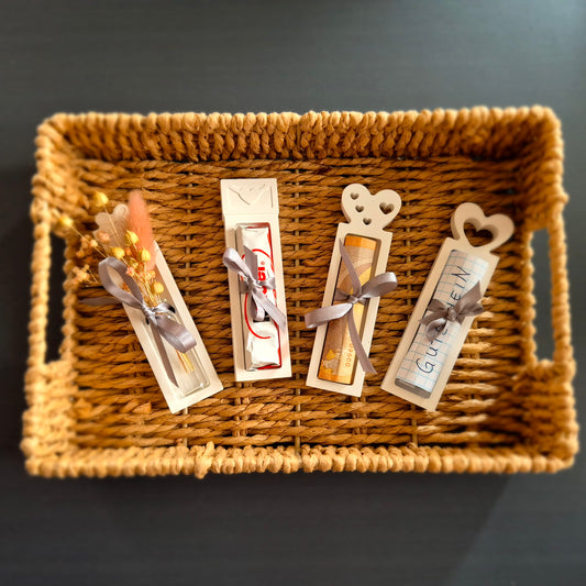 Geschenkverpackung für Schokoriegel, Geldscheine oder Gutscheine  - 12,0 x 3,0 cm